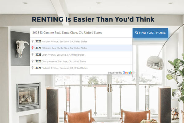 Renting Search Application