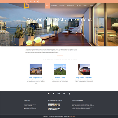 Best Rental Property website designed by Biana
